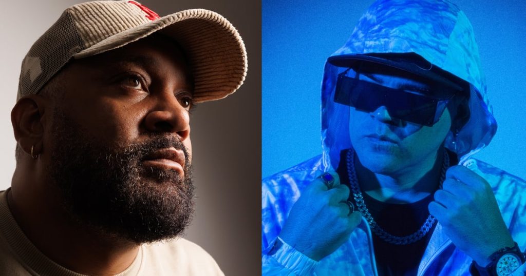 Double portrait de DJ Babatr et DJ Yirvin, pionniers de la Raptor House