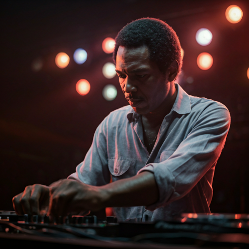 Larry Levan derrière les platines du Paradise Garage.